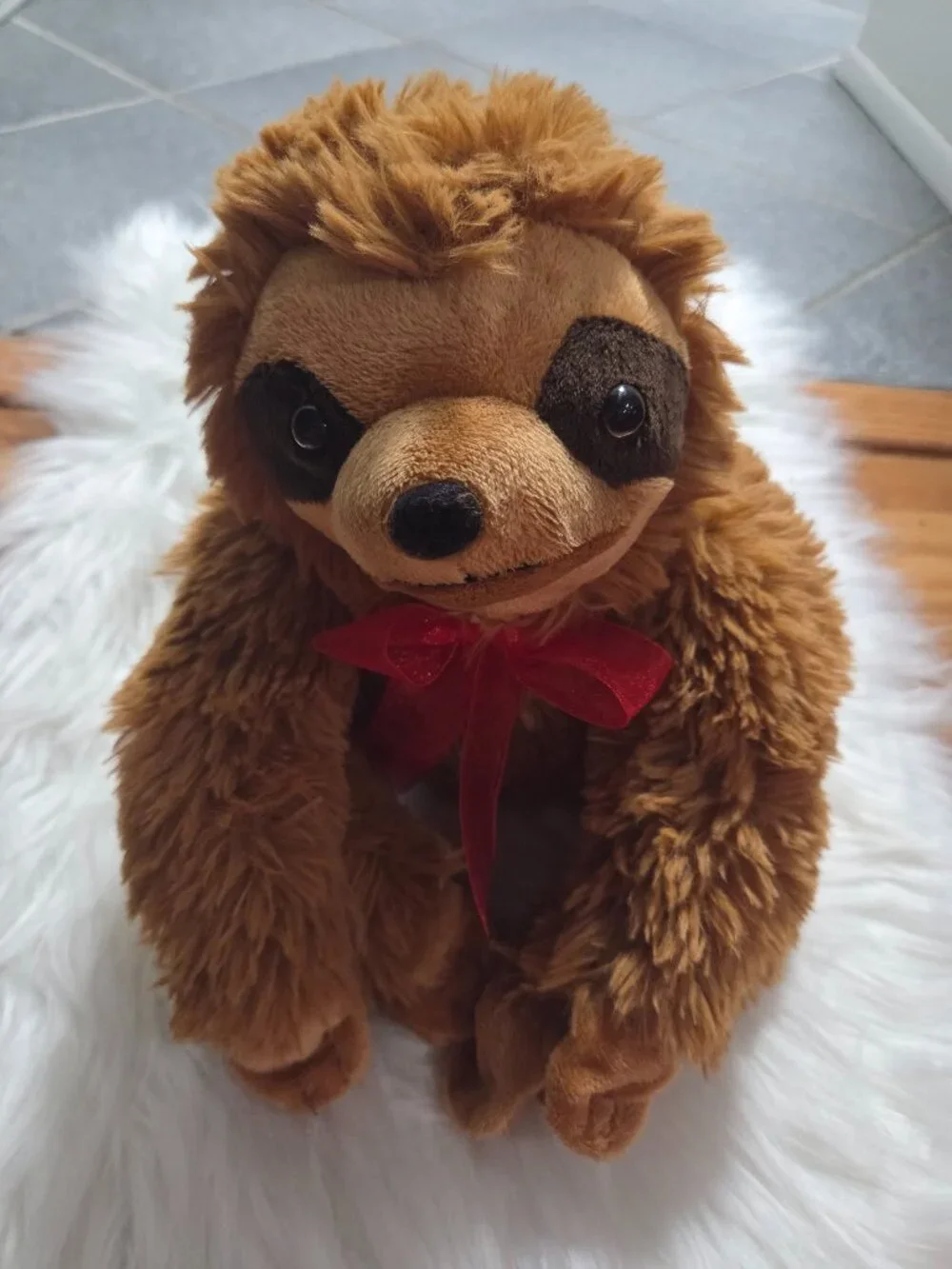 Brown Stuffed Sloth Toy